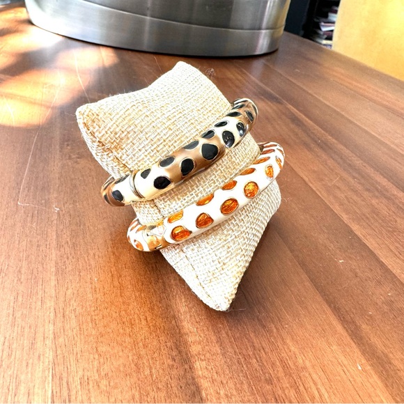 Kenneth Jay Lane Bangle Bracelet Set - Picture 4 of 12